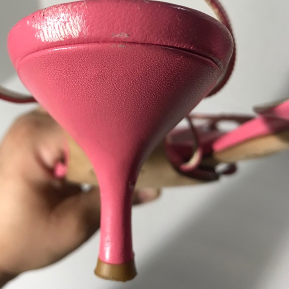 Womens Coach Pink Kitten Heels Charli Size 8 - Picture 6 of 8